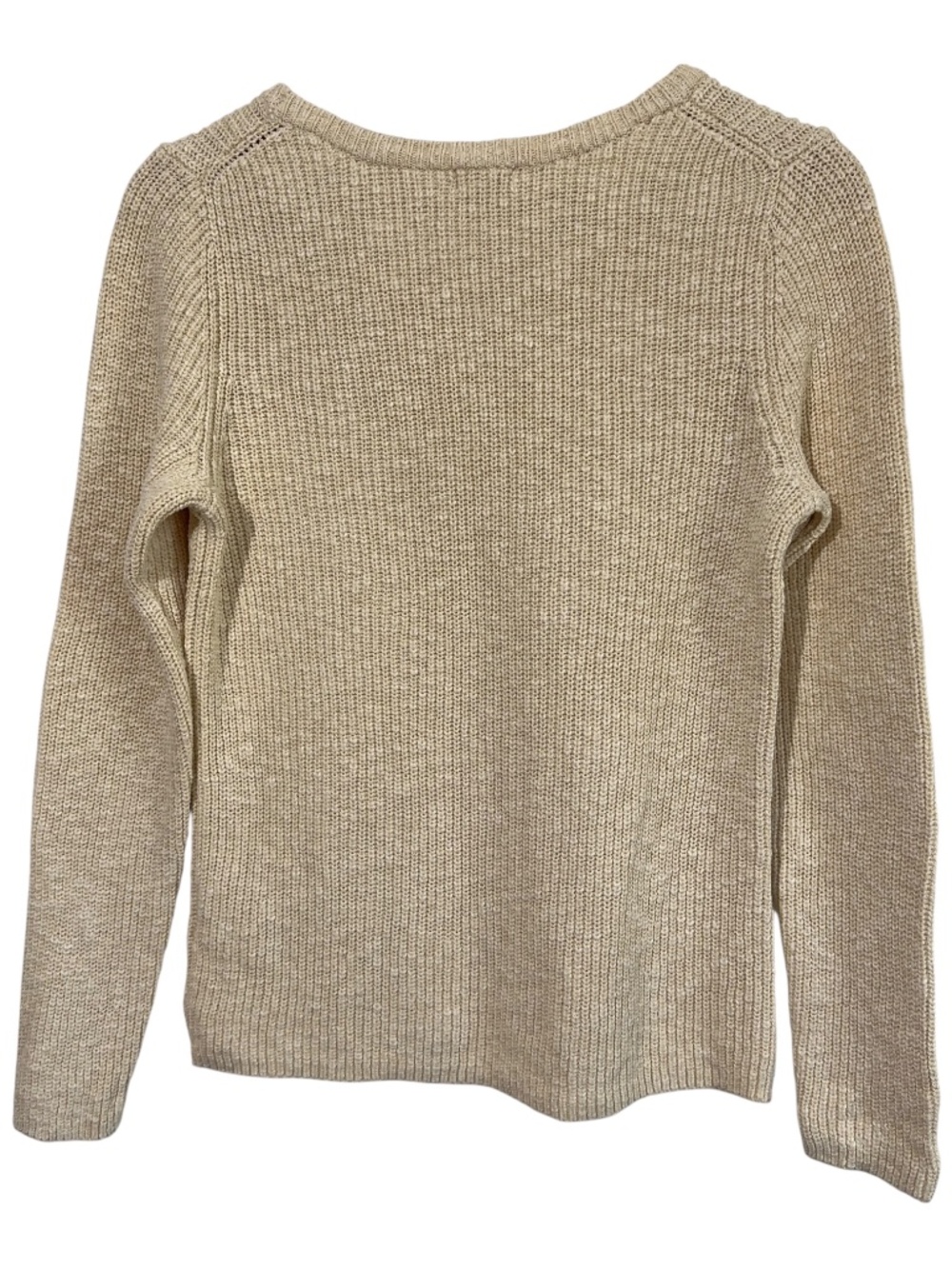 LL Bean Womens Sweater Size S Heavyweight Pullover Cotton Autumn Casual Office - Picture 2 of 5